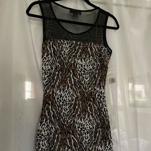 Fitted Animal Print dress